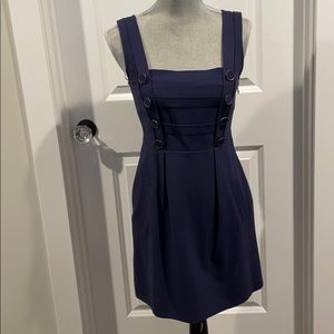 Exquisit navy Anthropologie dress